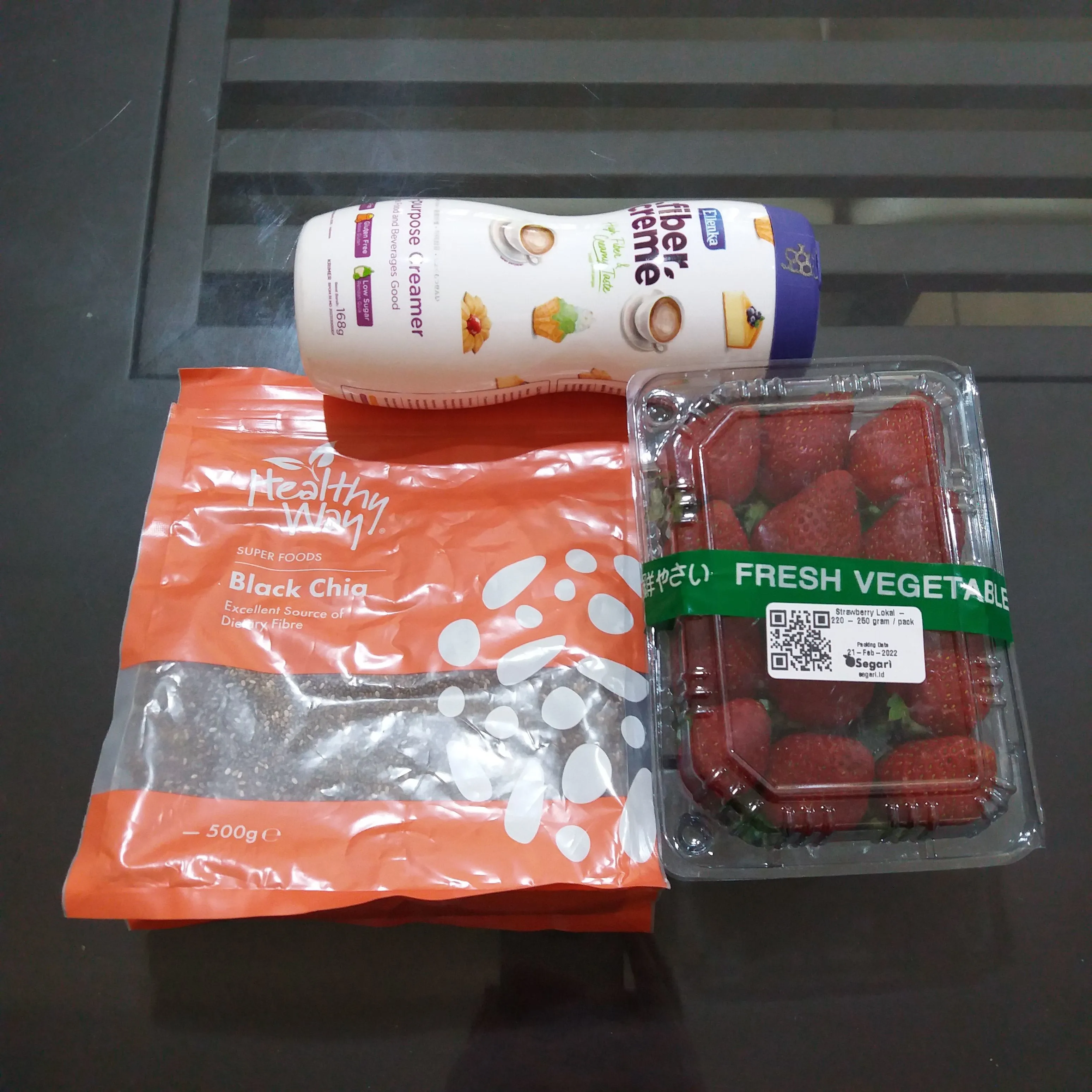Step 1 Korean Strawberry Creme