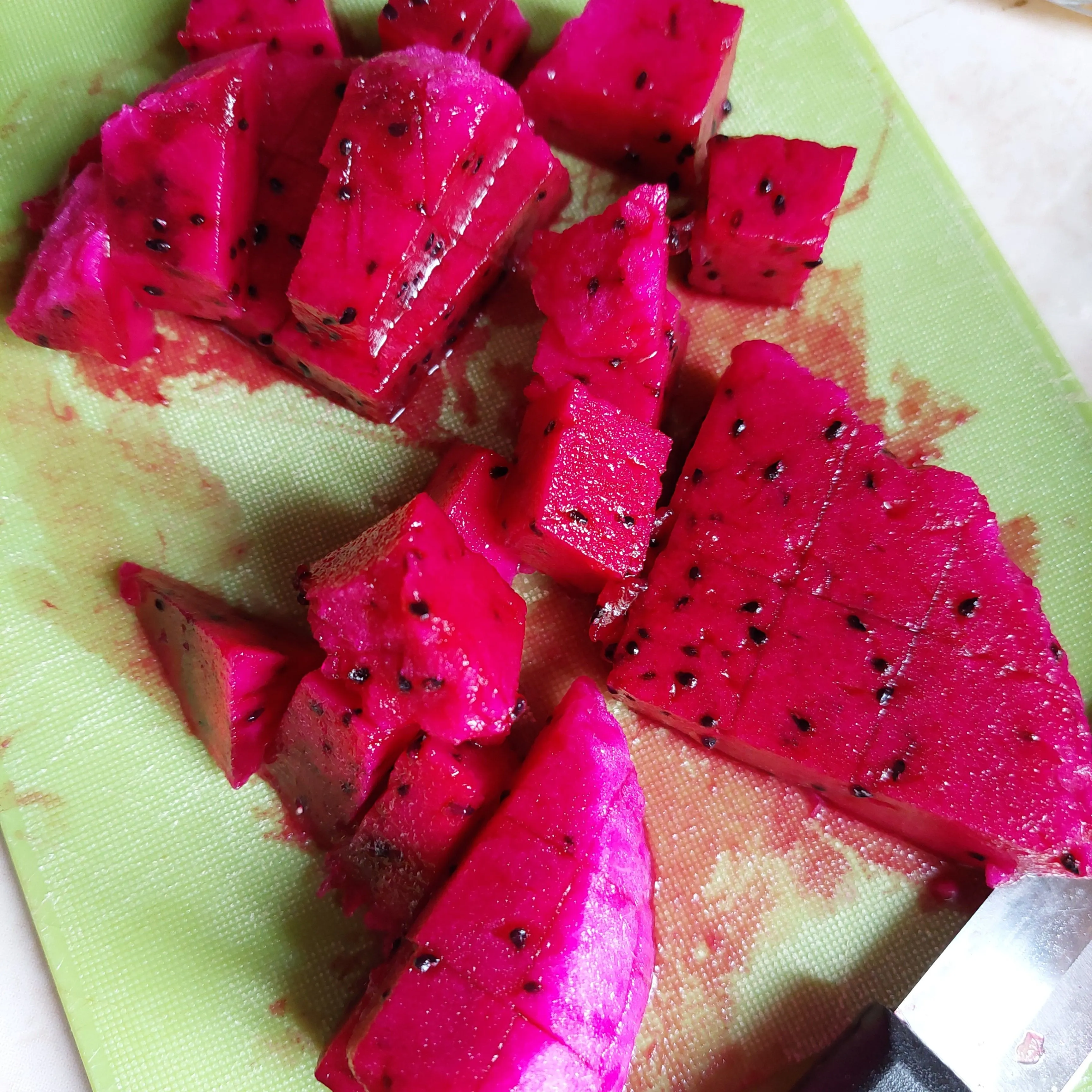 Step 4 Pink Cocktail Nanas Bengkuang