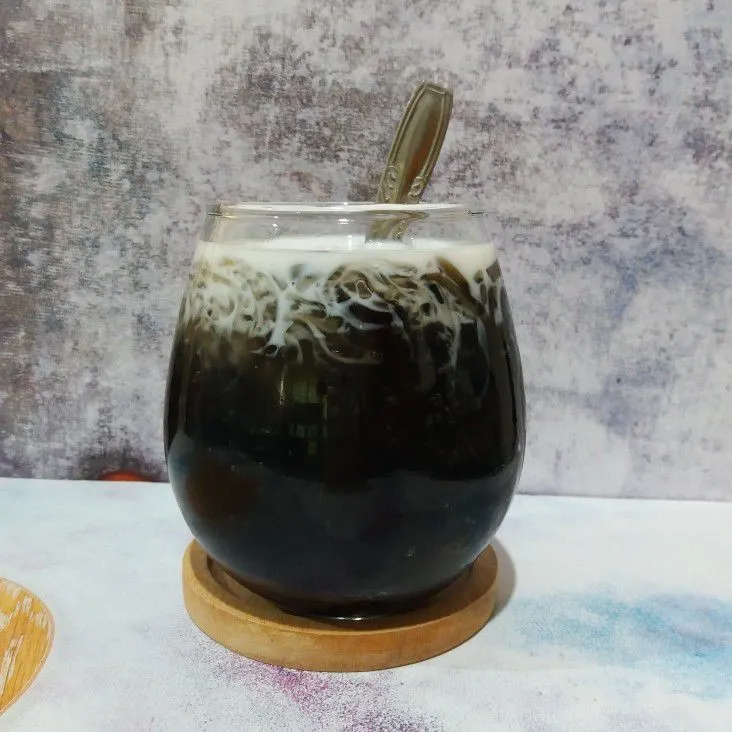 Step 4 Lemon dan Cincau Creamy