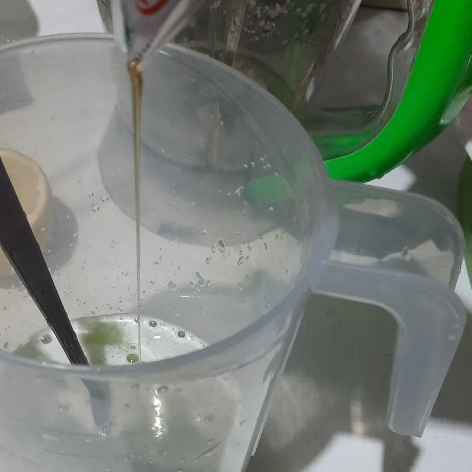 Step 4 Jus Timun Lemon