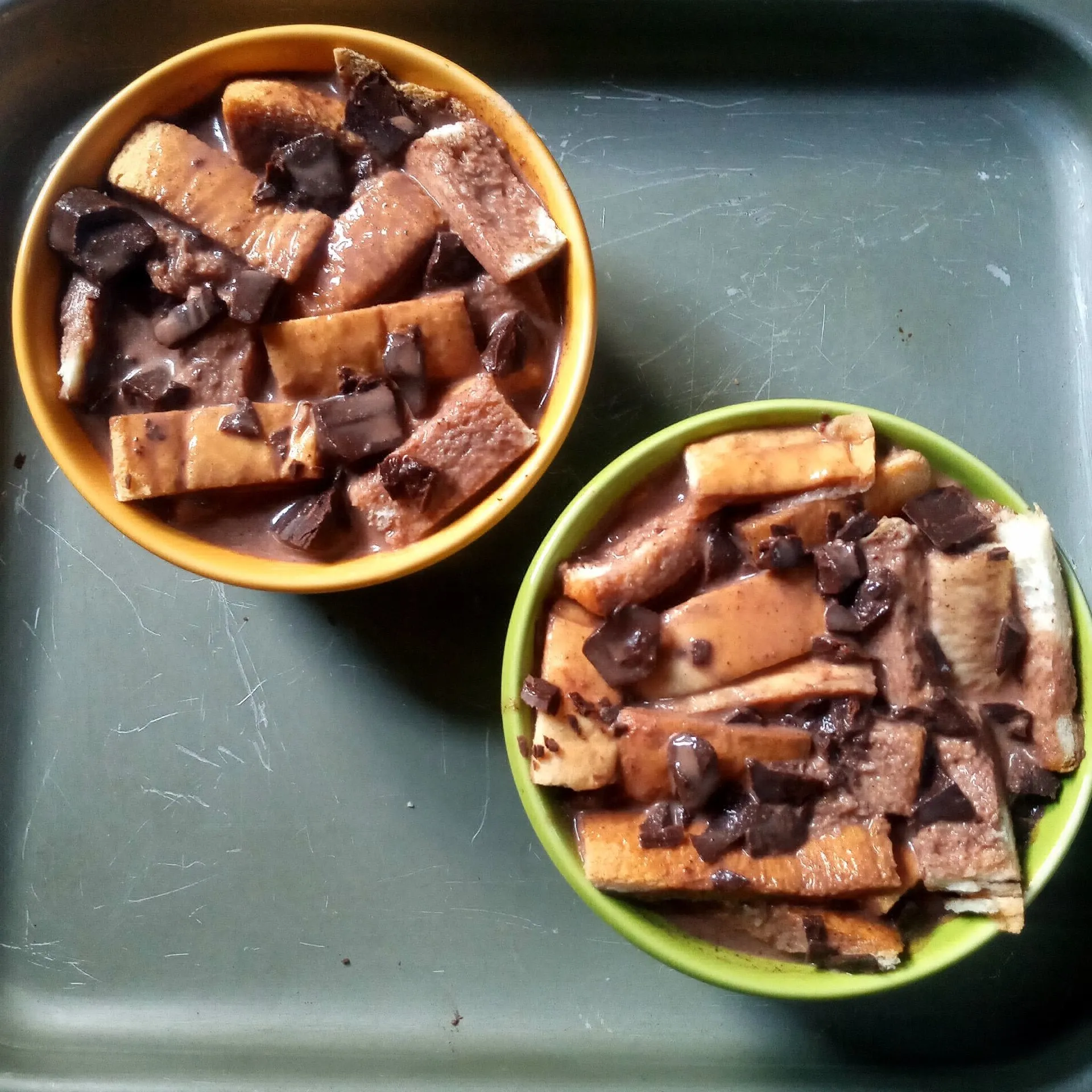 Step 4 Chocolate Bread Pudding
