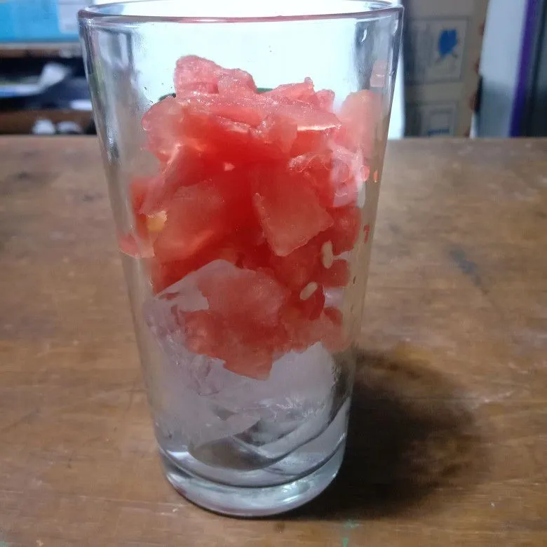 Step 3 Es Semangka Nata