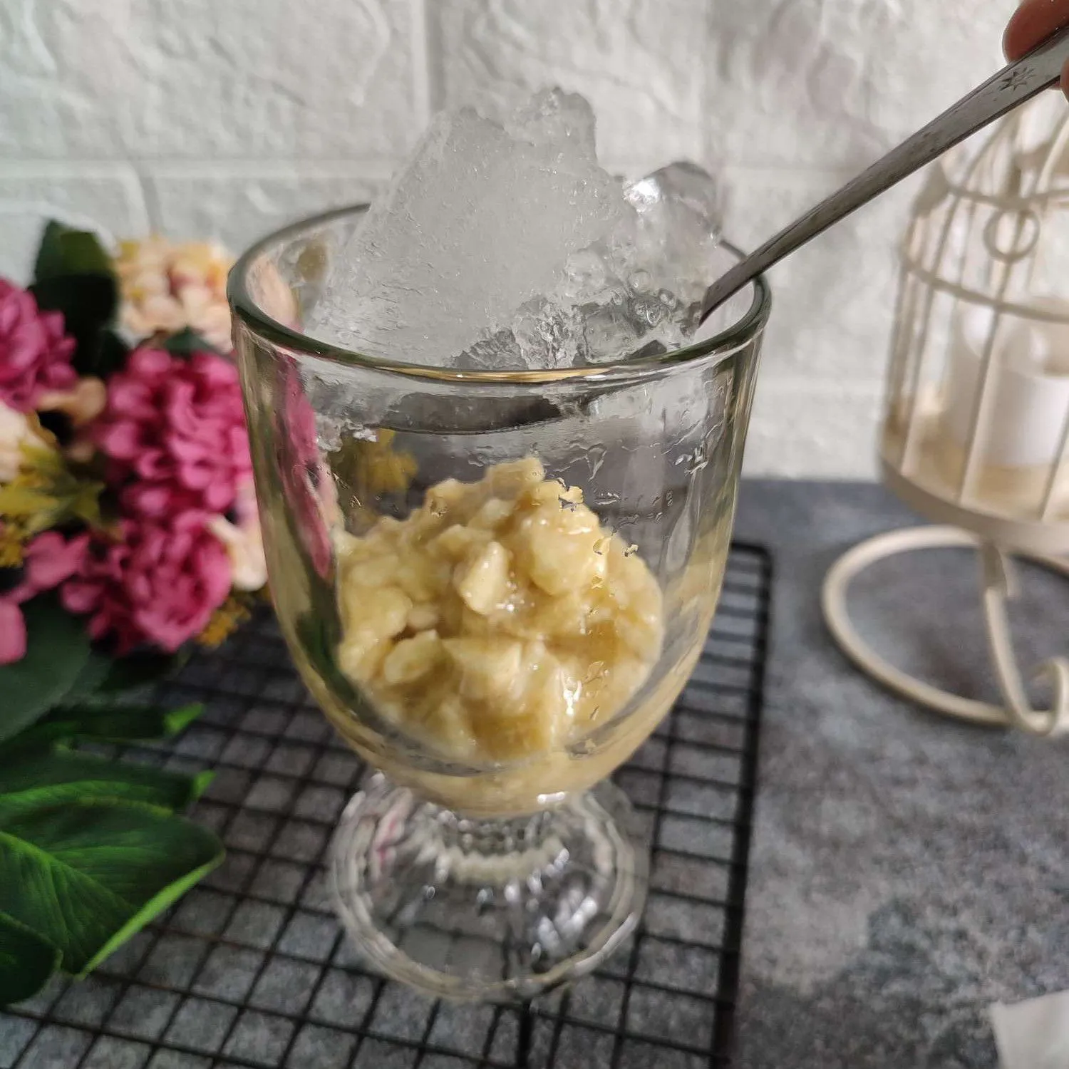 Step 4 Korean Banana Milk Ice