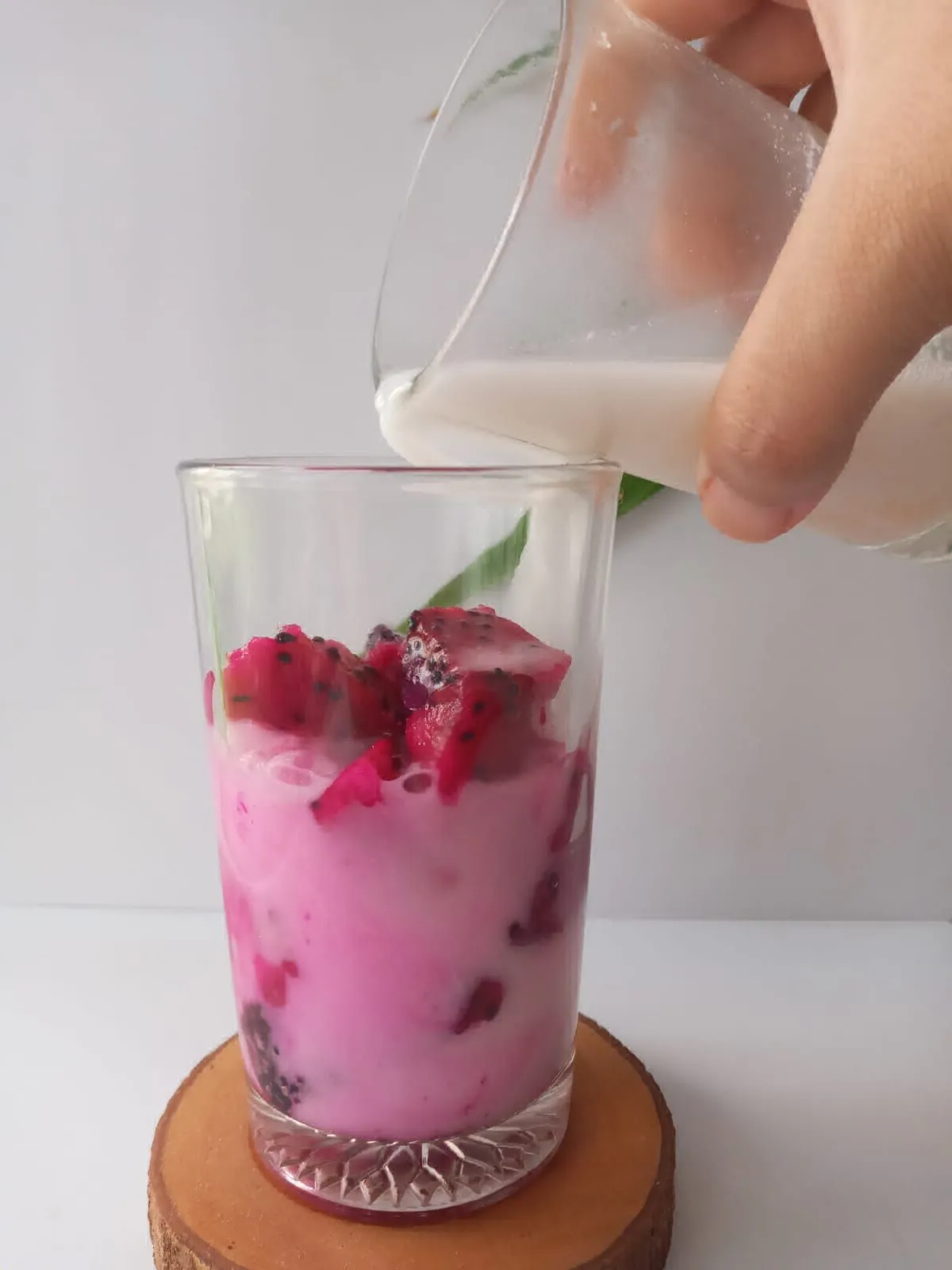 Step 3 Es Santan Buah Naga