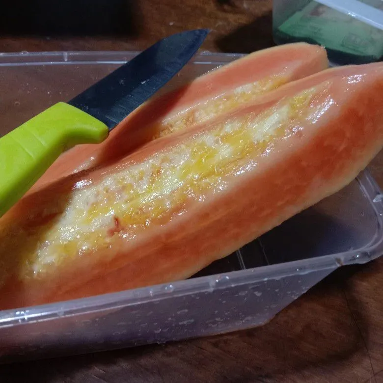 Step 1 Es Pepaya Susu