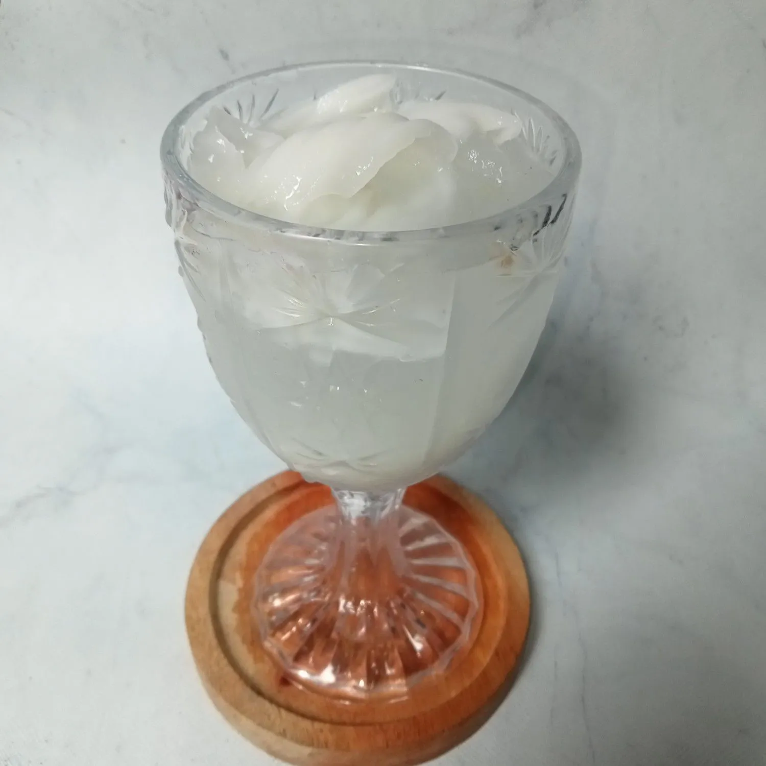 Step 4 Es Kelapa Muda Yogurt