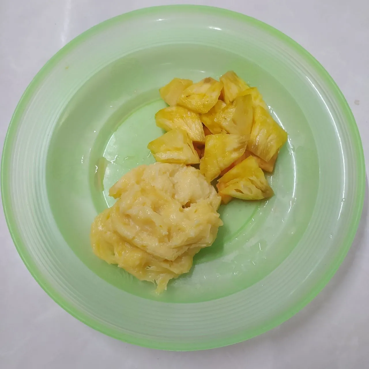 Step 1 Es Jelly Creamy Tape Nanas