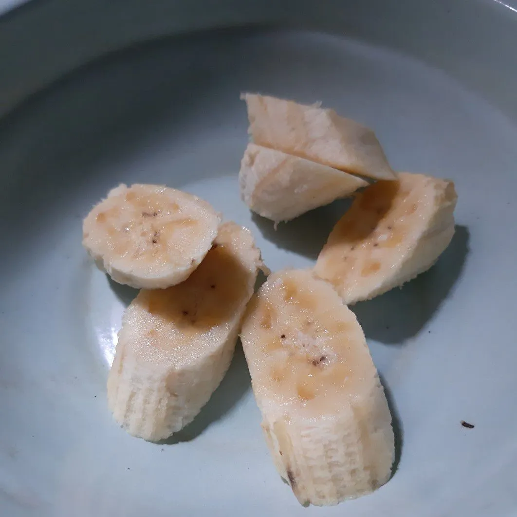 Step 1 Es Setup Pisang Gula Putih