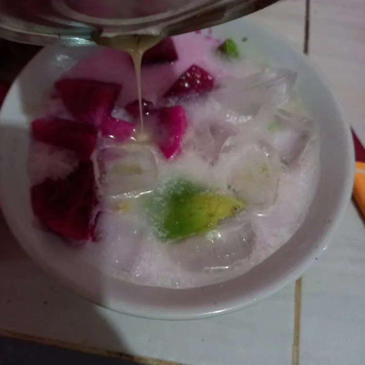 Step 5 Es Teler Buah Naga