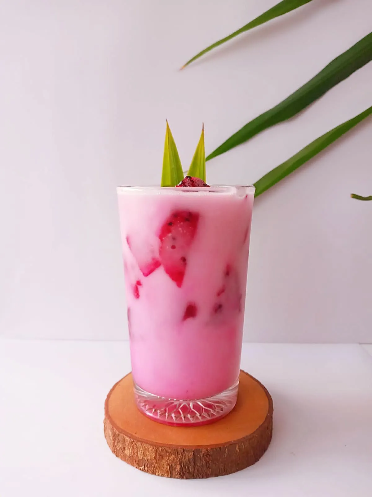 Step 4 Es Santan Buah Naga