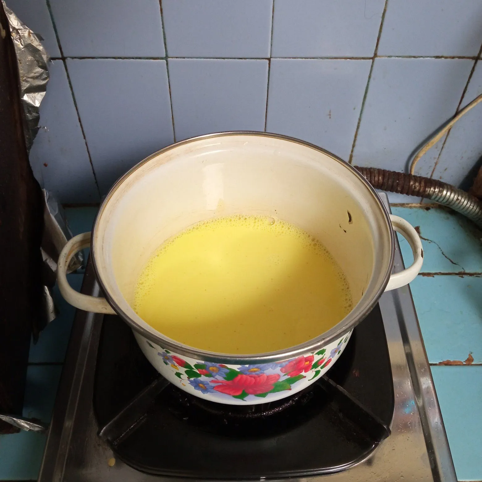 Step 1 Susu Kunyit Rempah Madu