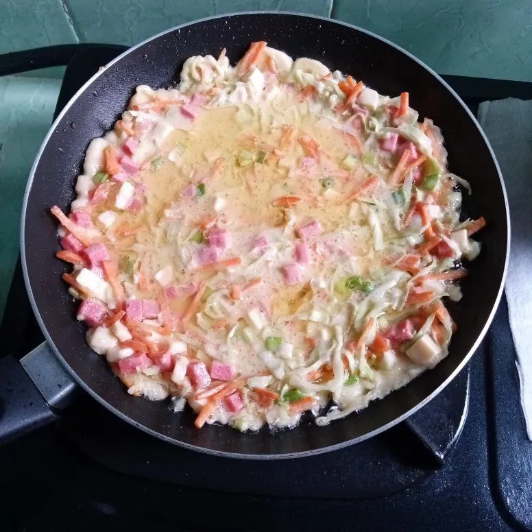 Step 4 Okonomiyaki