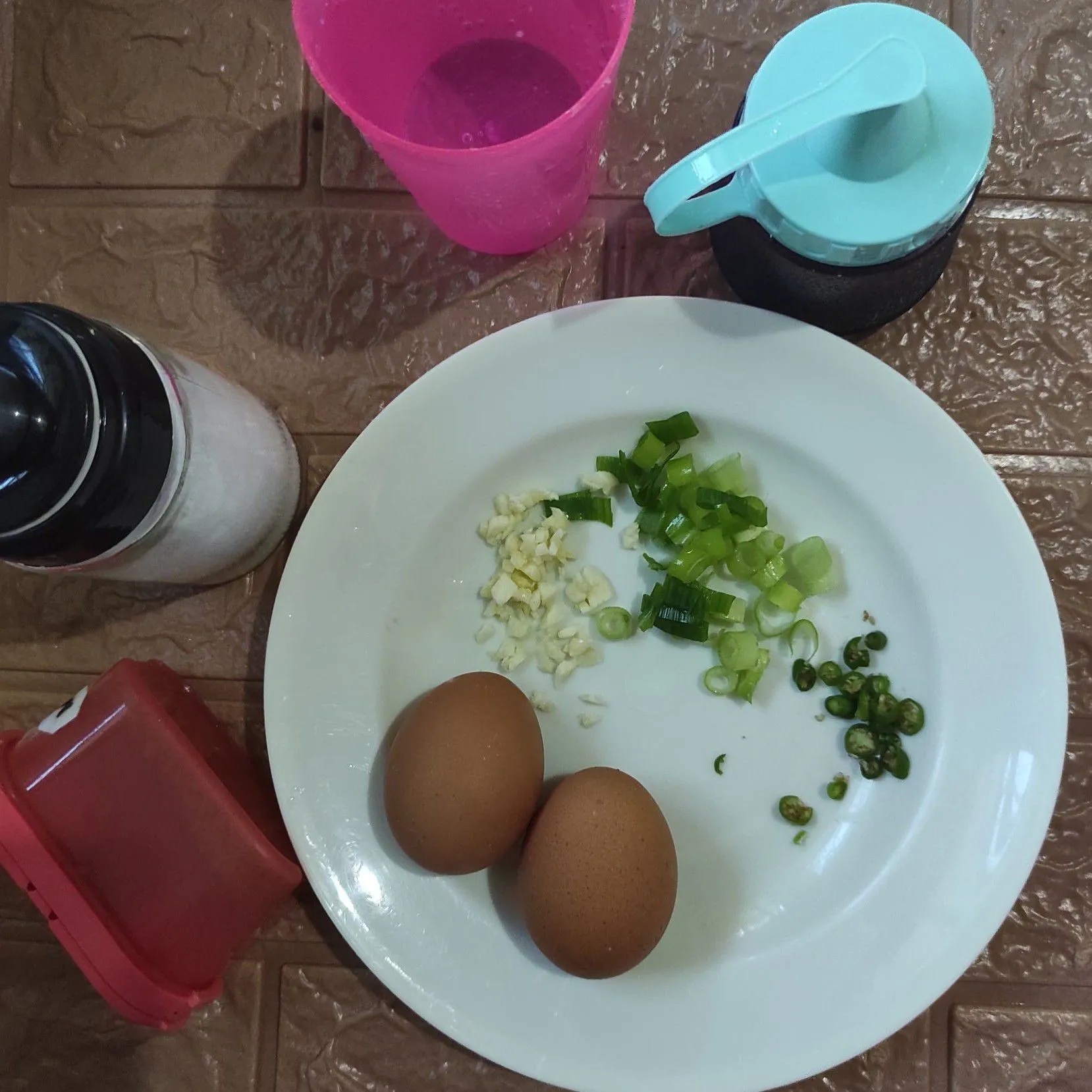 Step 1 Sup Telur