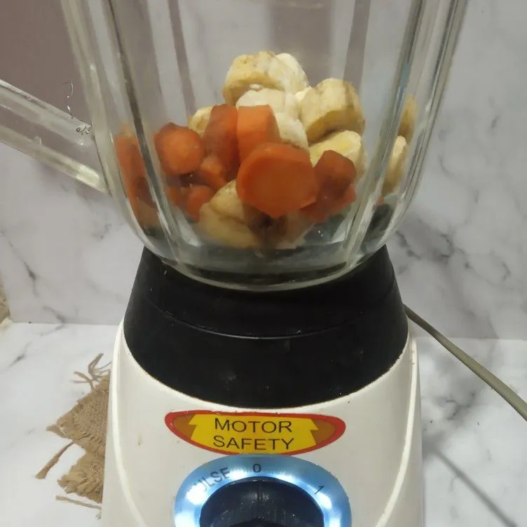 Step 3 Smoothies Pisang Wortel