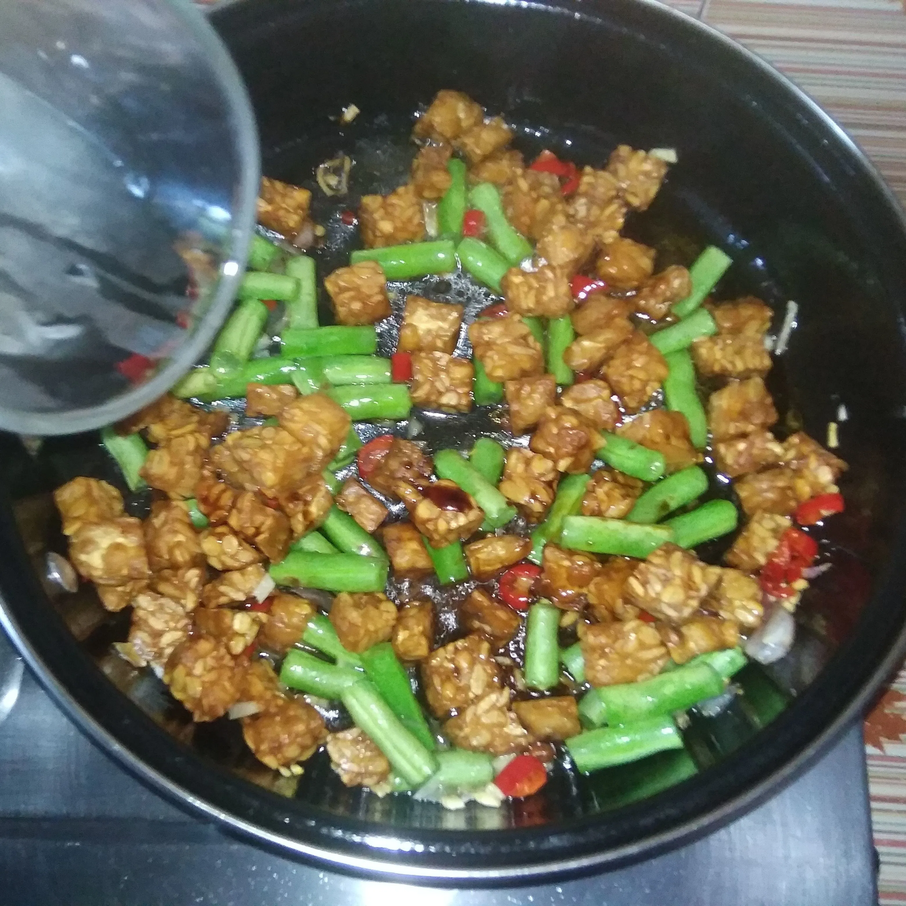 Step 5 Oseng Tempe Buncis