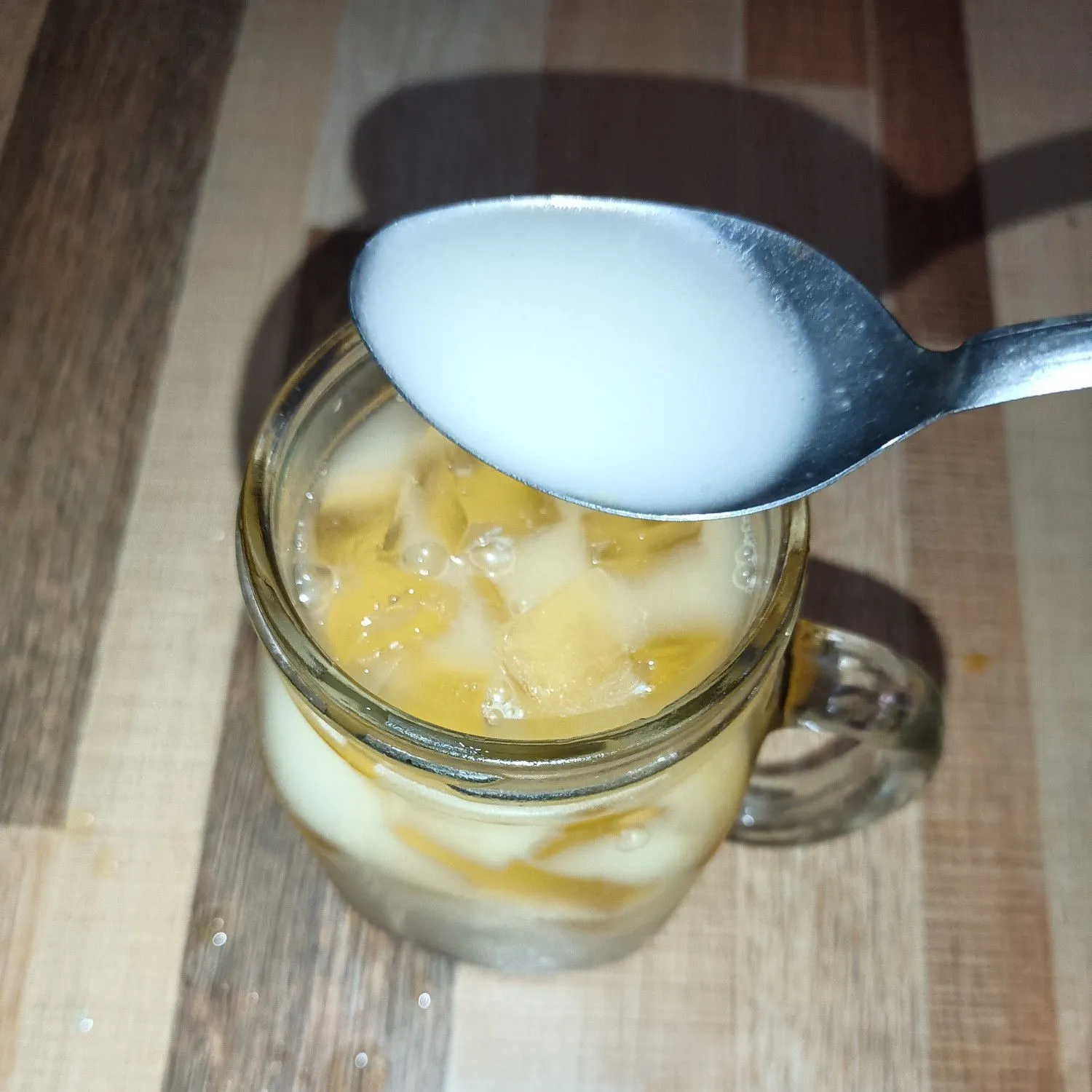 Step 4 Es Jeruk Susu
