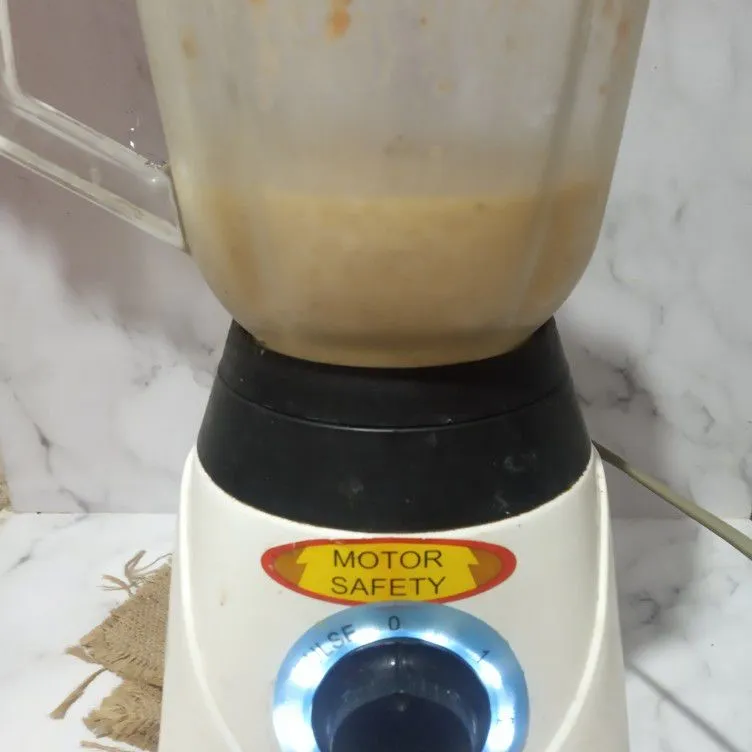 Step 4 Smoothies Pisang Wortel