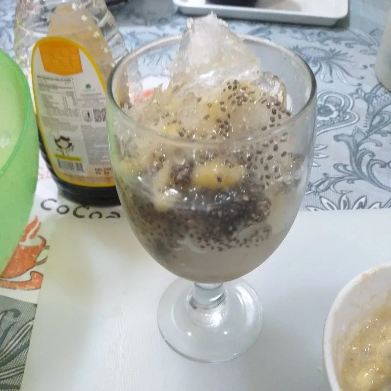 Step 3 banana milky