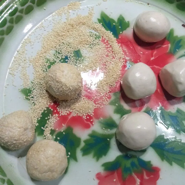 Step 5 Onde-Onde Isi Kacang Hijau Kupas