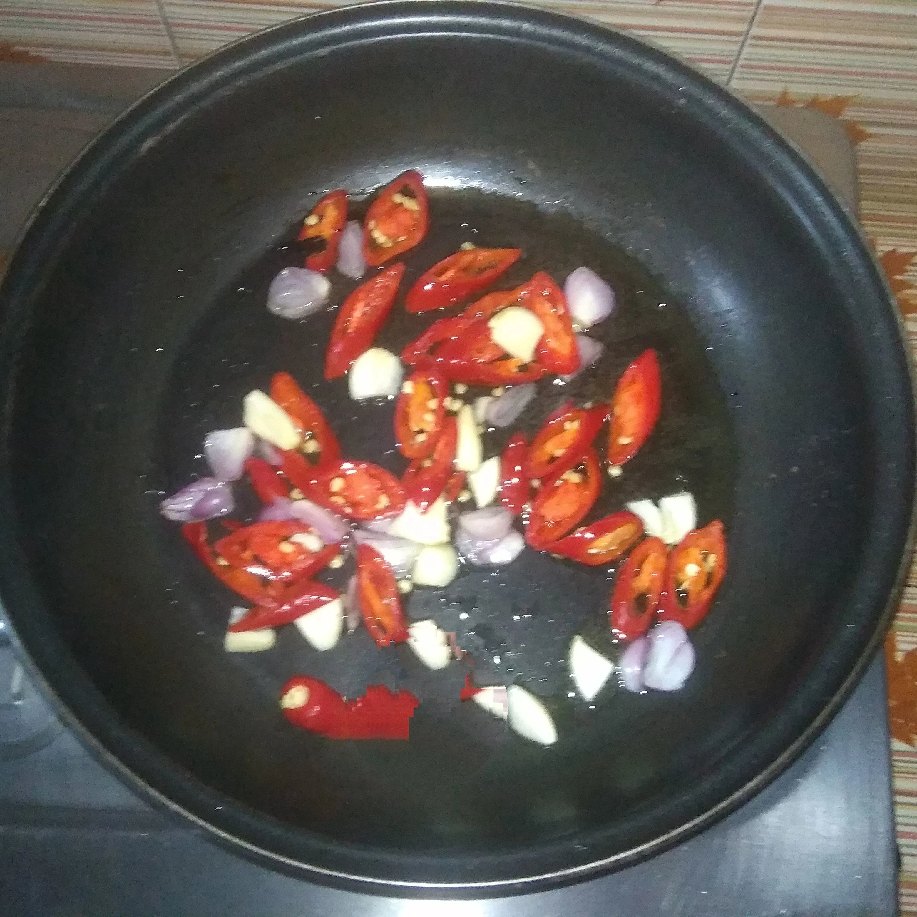 Step 1 Tumis Wortel Buncis
