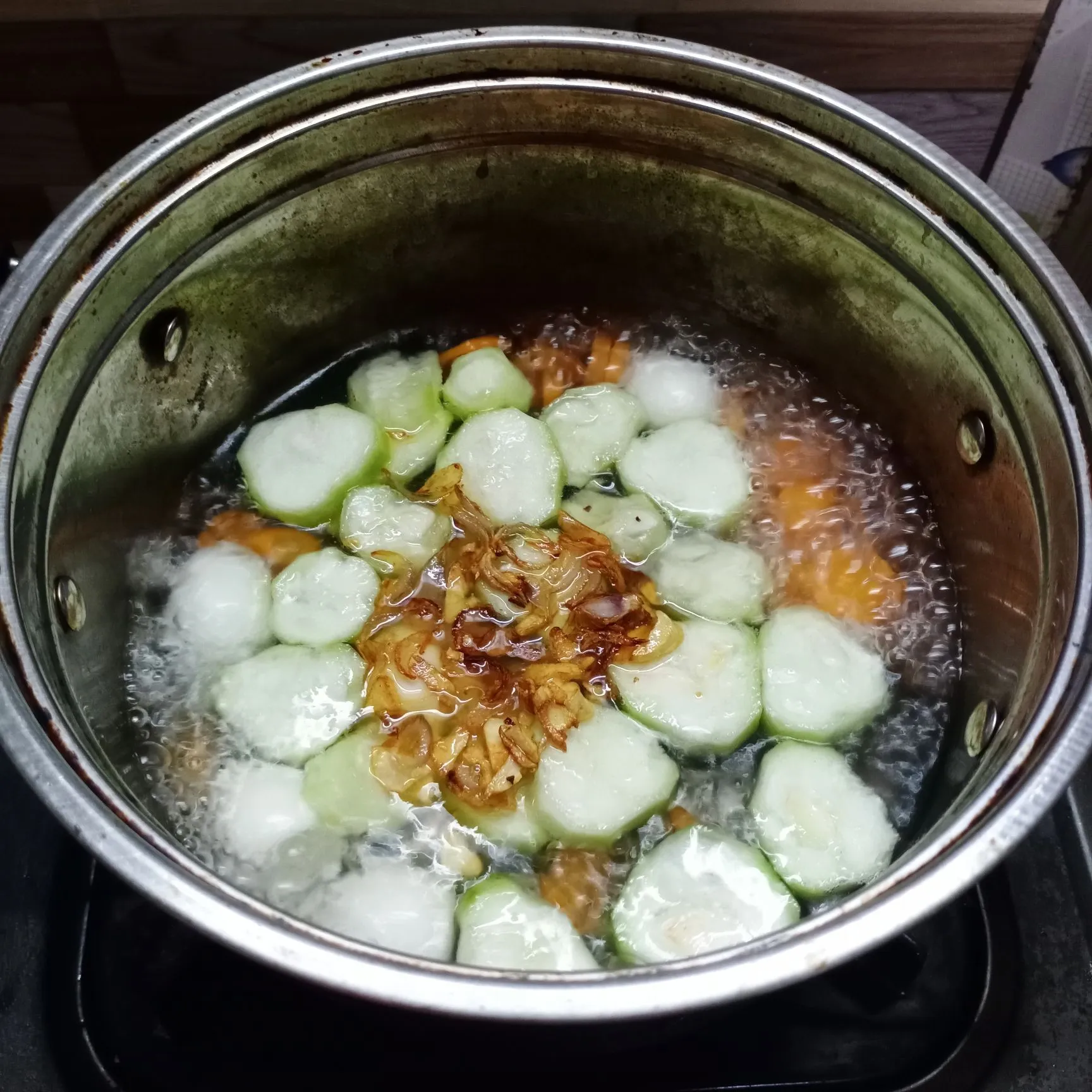 Step 4 Sop Gambas Telur Puyuh