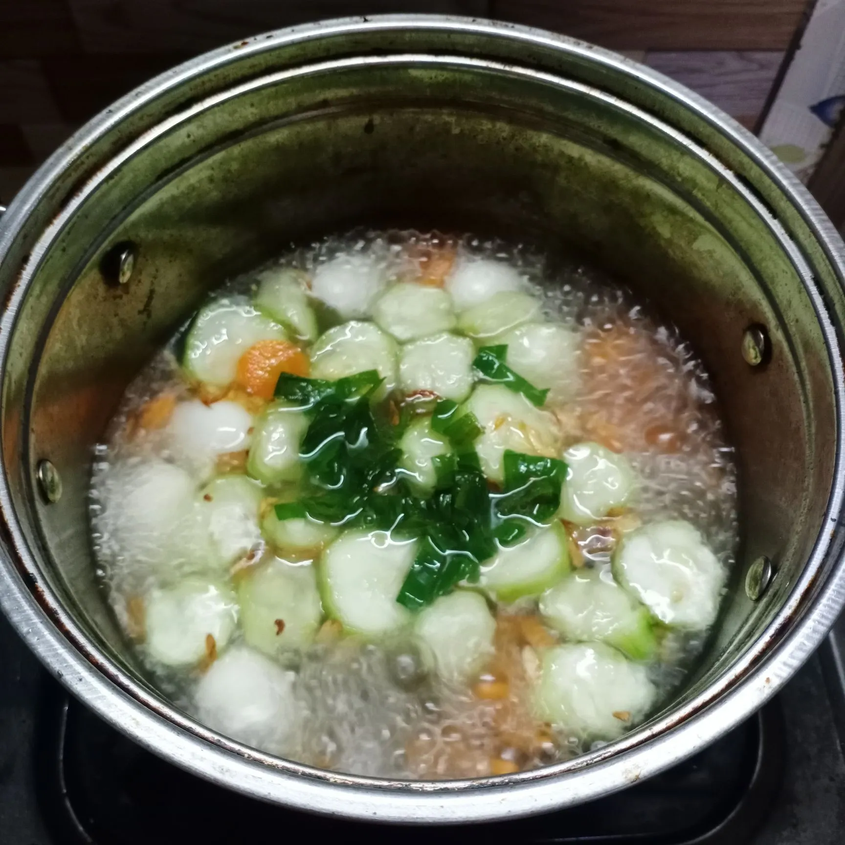 Step 5 Sop Gambas Telur Puyuh