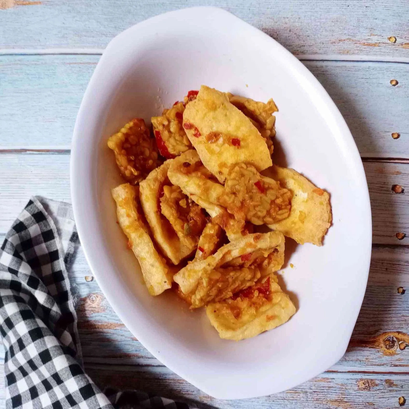 Tempe Tahu Masak Kemiri