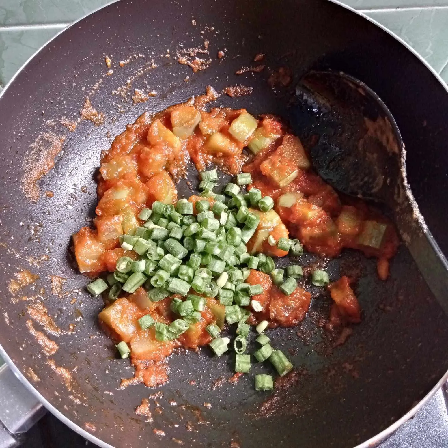 Step 4 Tahu Siram Terong Kacang