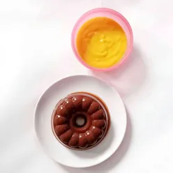Puding Coklat Vla Jagung Manis