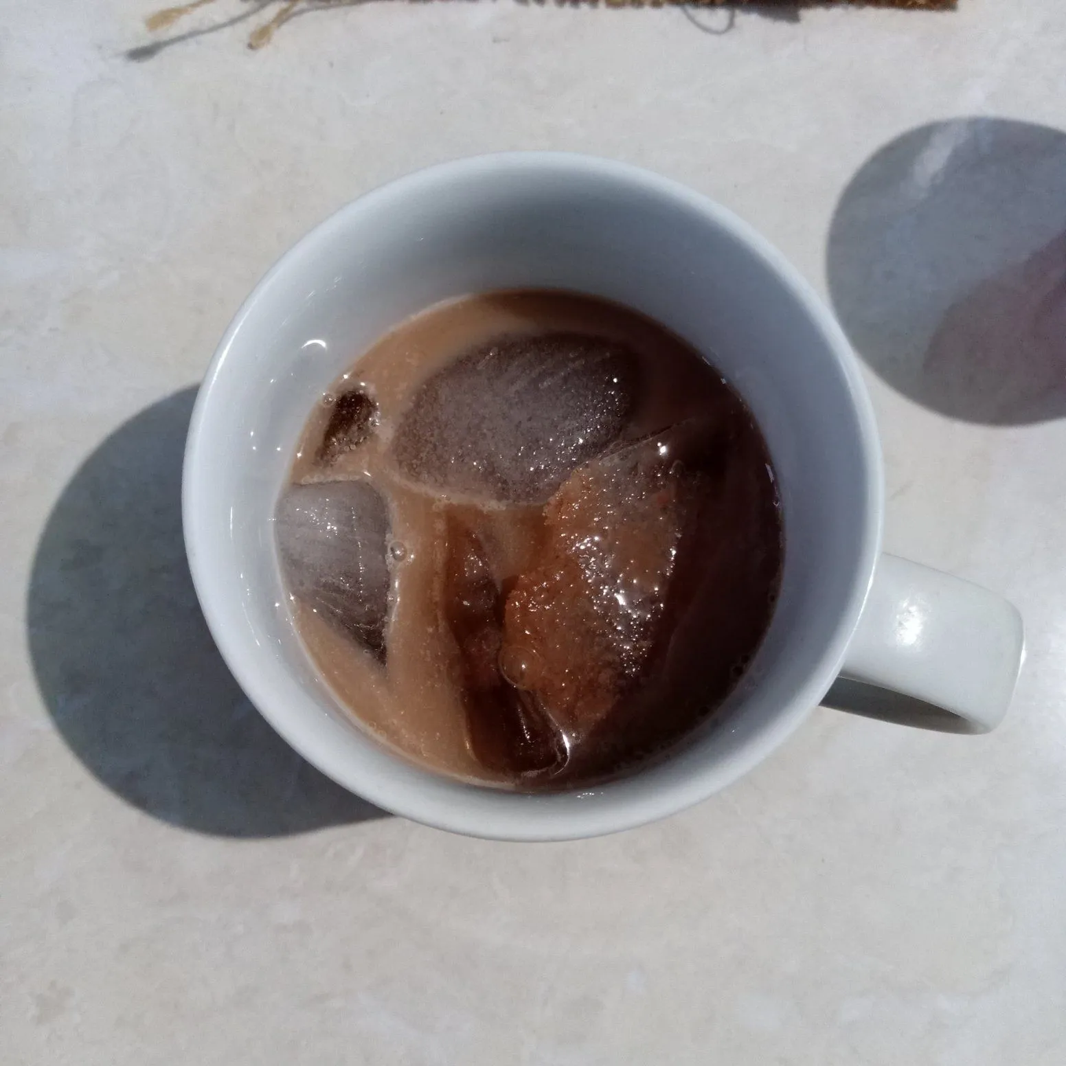 Step 4 Avocado Chocolate Iced Coffee