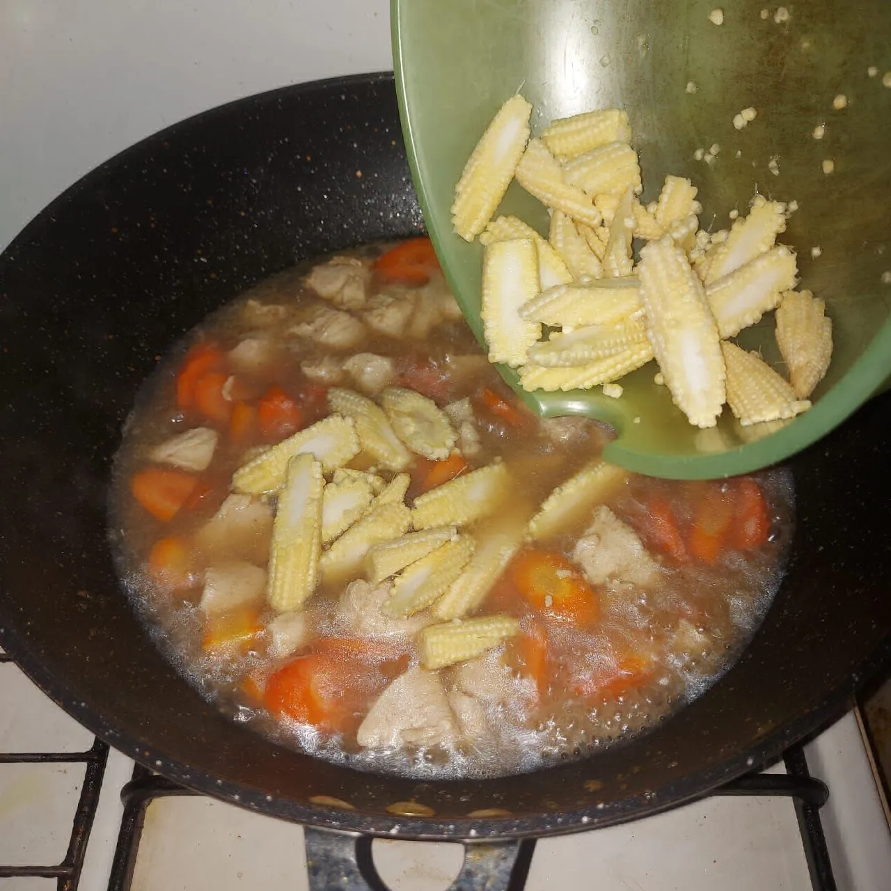 Step 6 Cah Sayuran Kuah Kaldu