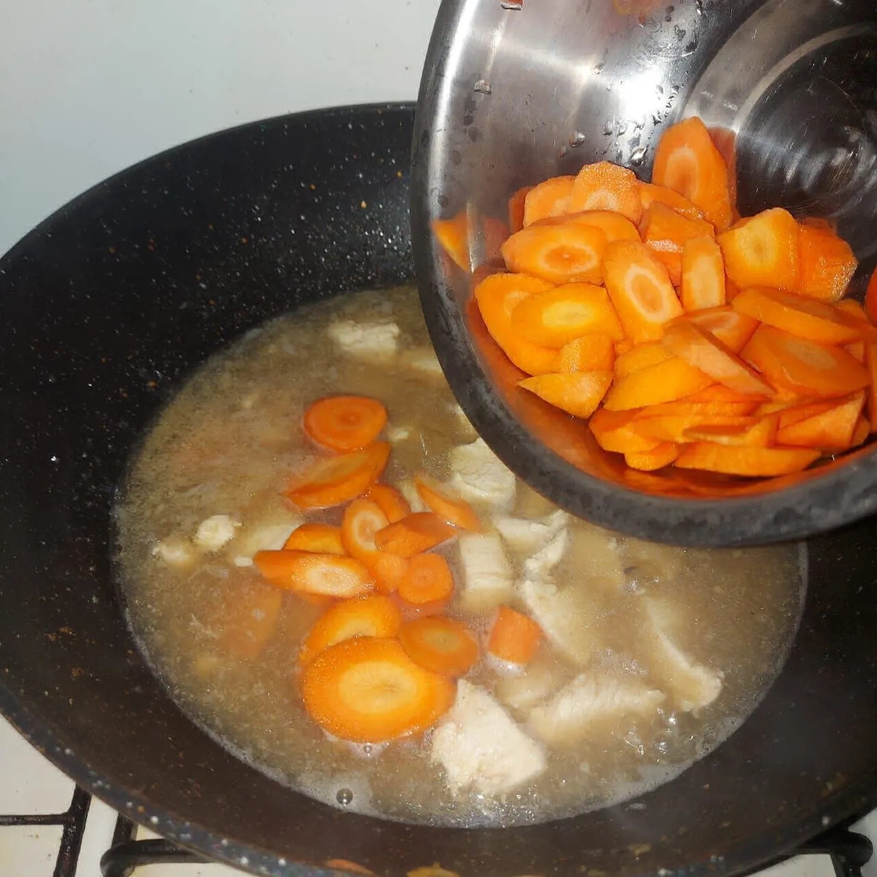 Step 5 Cah Sayuran Kuah Kaldu