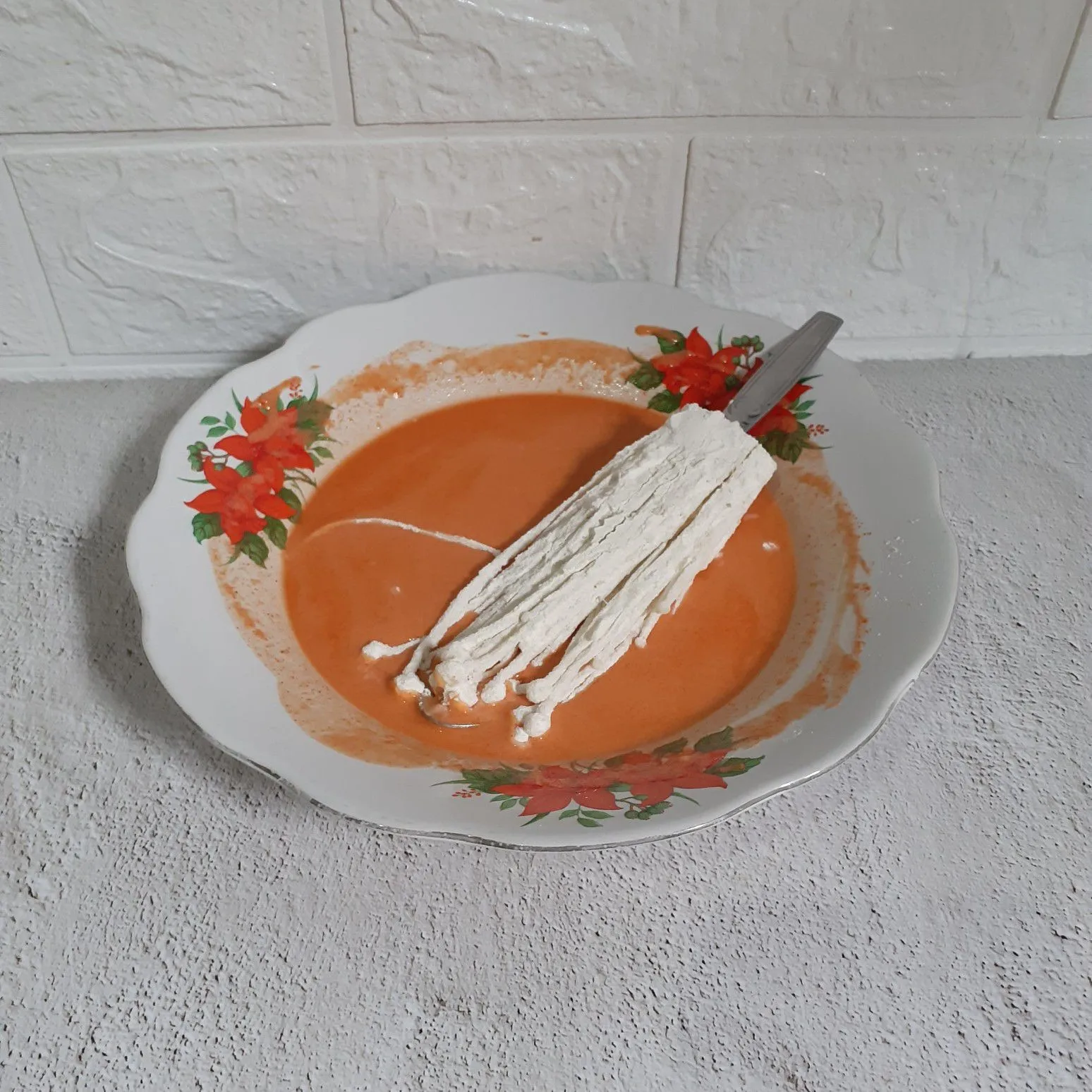 Step 5 Enoki Goreng Gochugaru