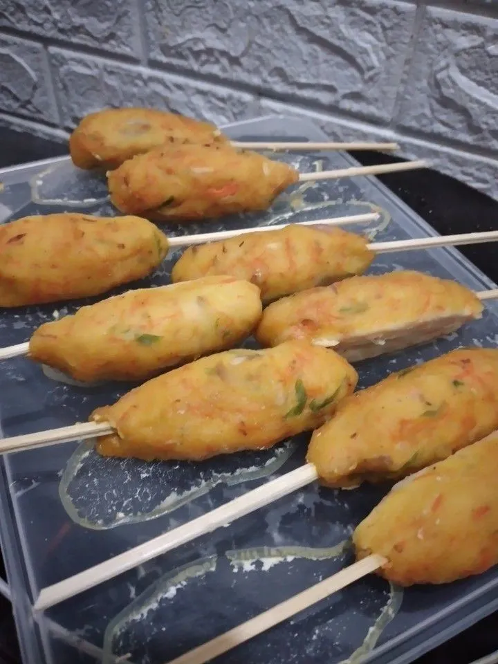 Step 3 Sate Pentol Ikan Tenggiri