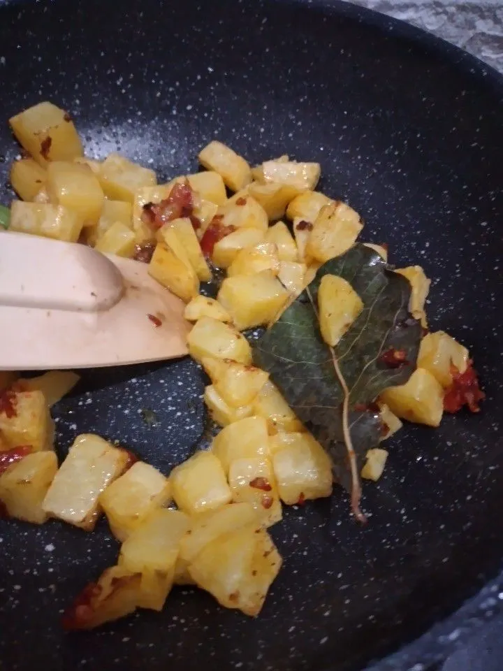 Step 4 Sambal Goreng Kentang Pete