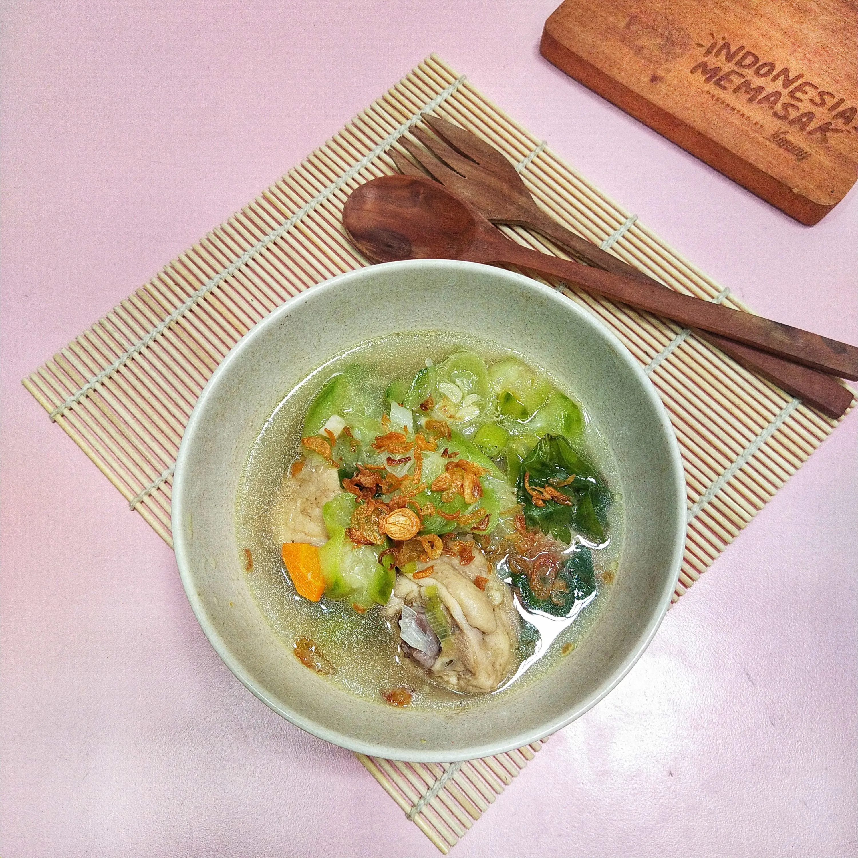 Step 5 Soup Oyong Ayam