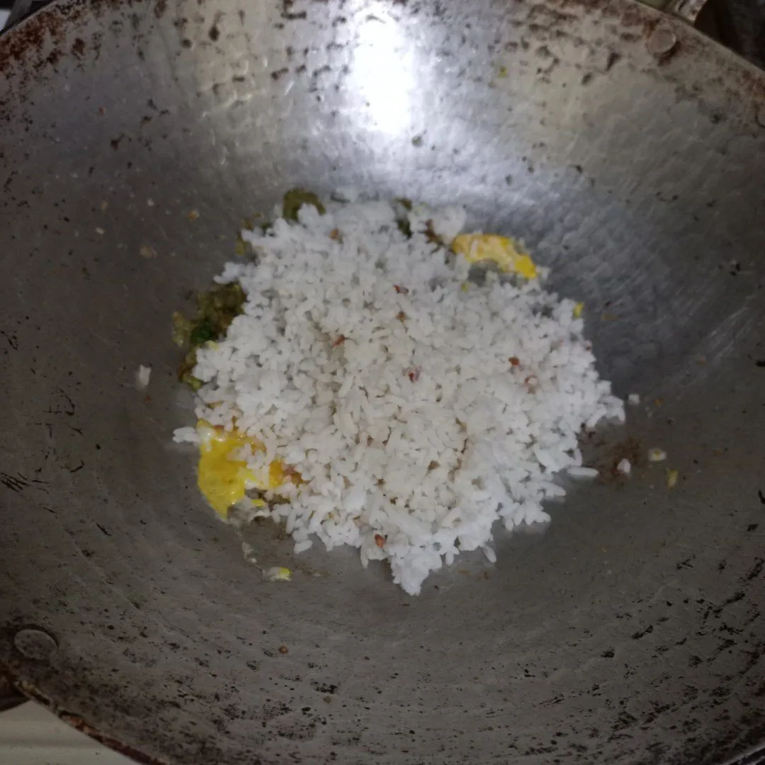 Step 5 Nasi Goreng Hijau Kencur