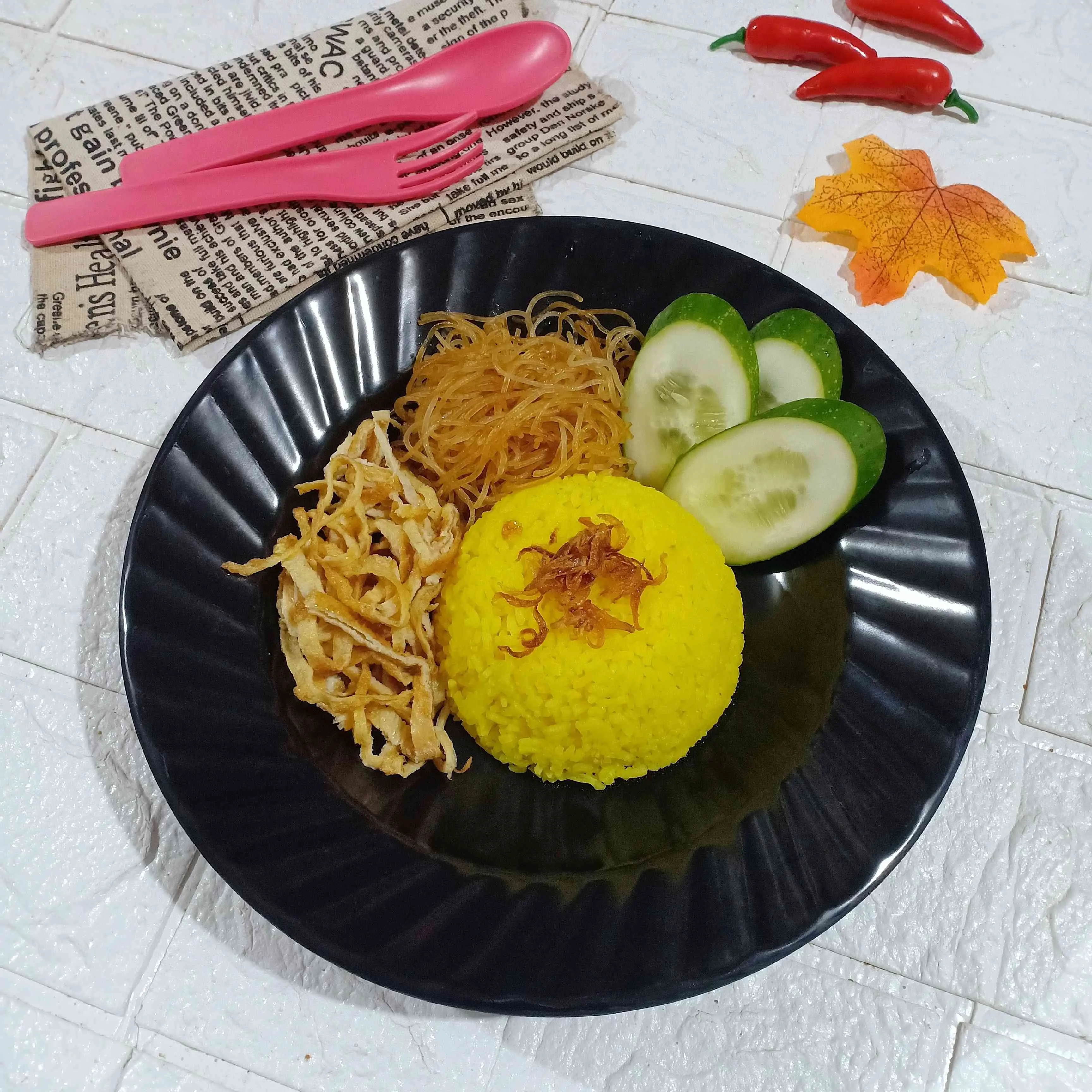 Nasi Kuning Rice Cooker