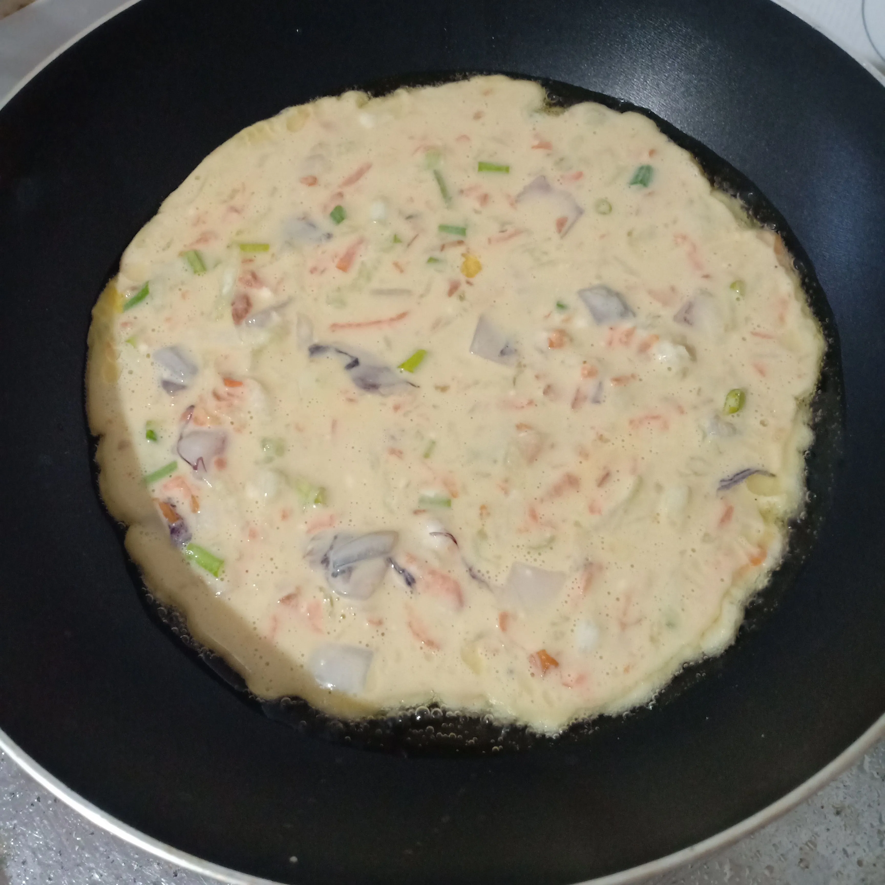 Step 3 Okonomiyaki Cumi