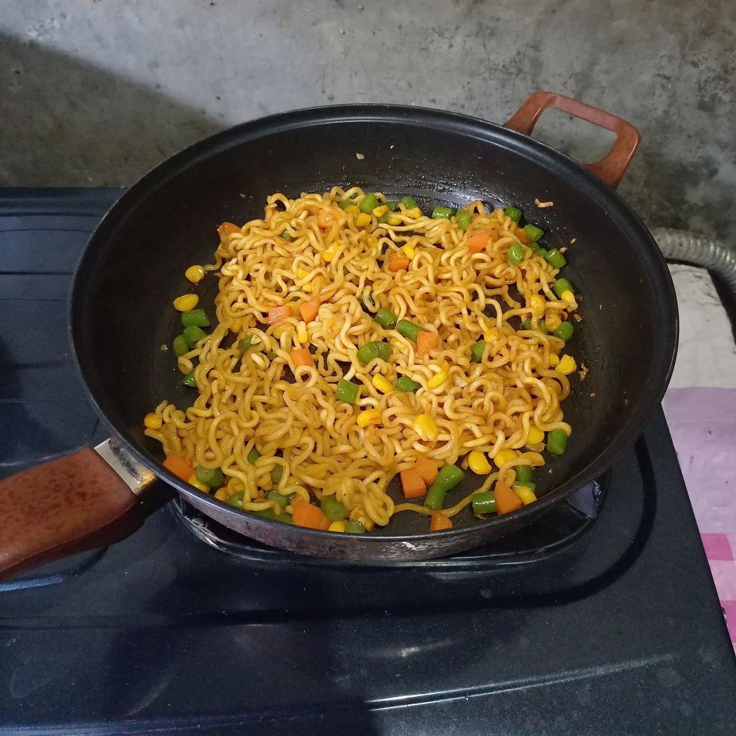 Step 5 Fried Noodle Mix Vegetables