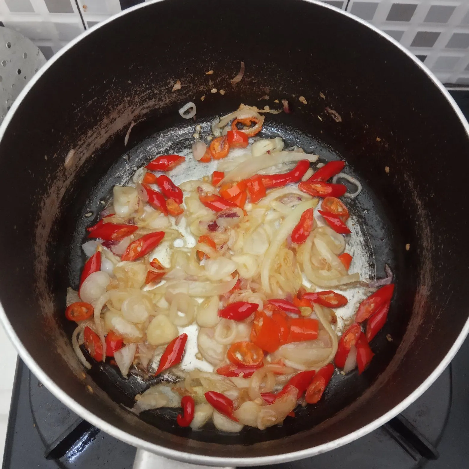 Step 4 Tumis Sawi Putih Jagung