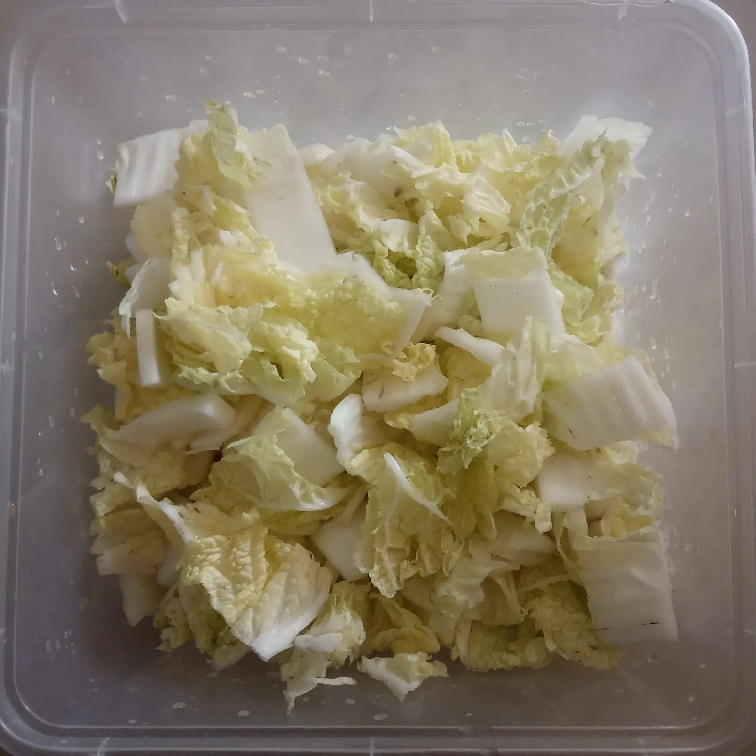 Step 1 Tumis Sawi Putih Jagung