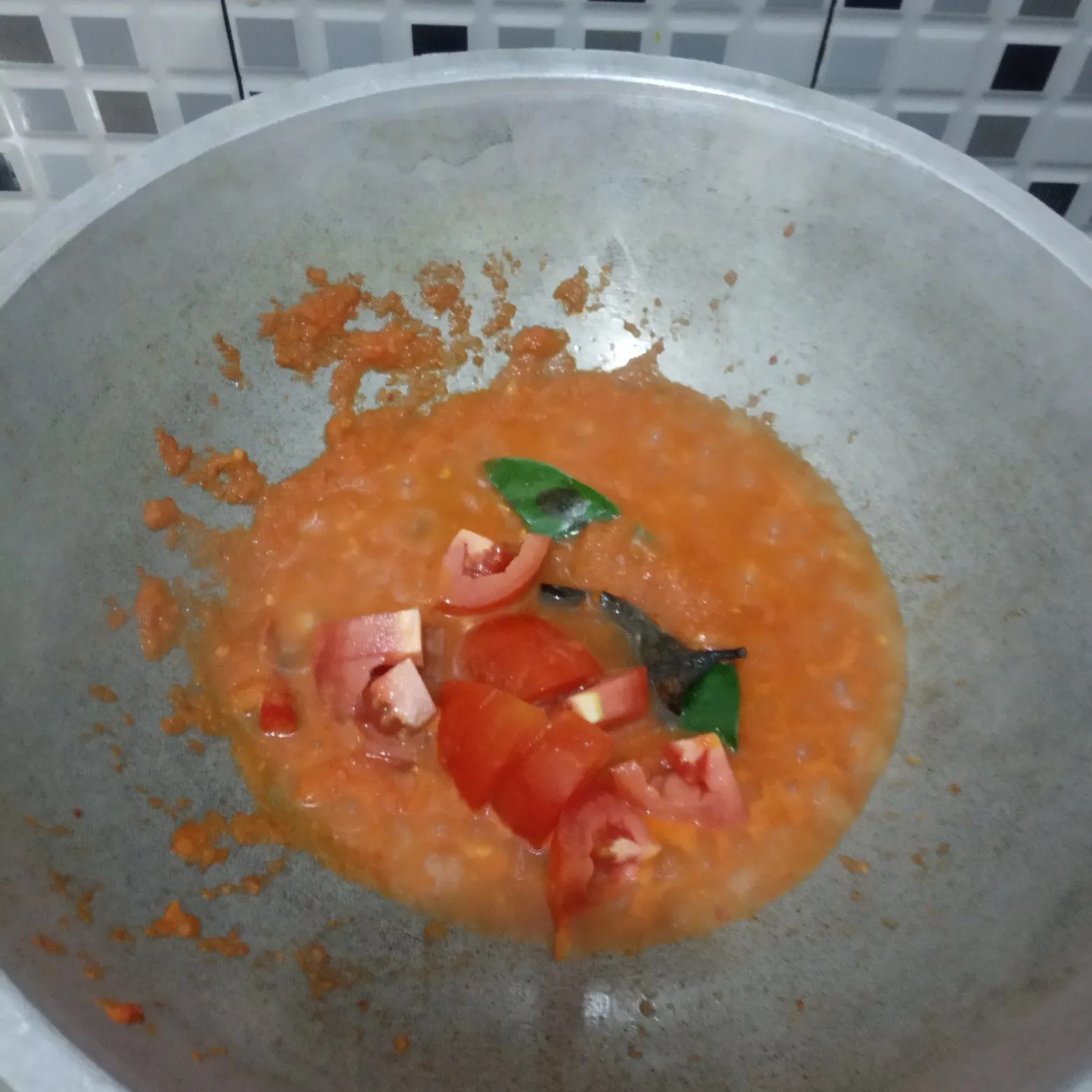Step 3 Kangkung Belacan