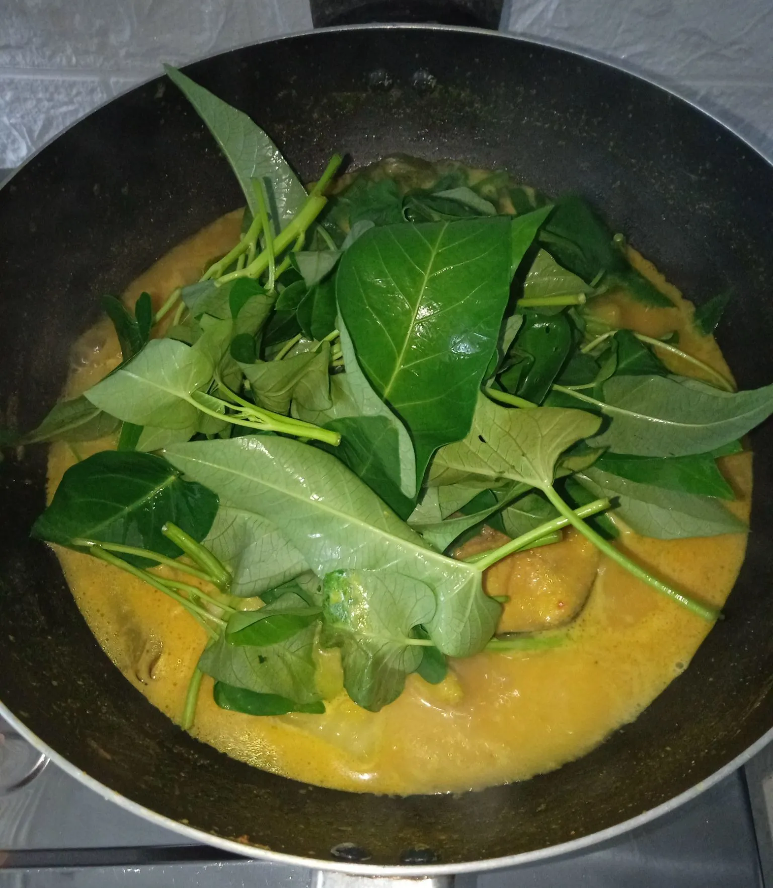 Step 7 Ikan Patin Kuah Kangkung Labu Air