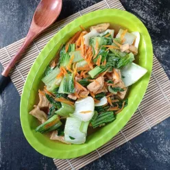 Pokcoy Tahu Saus Tiram
