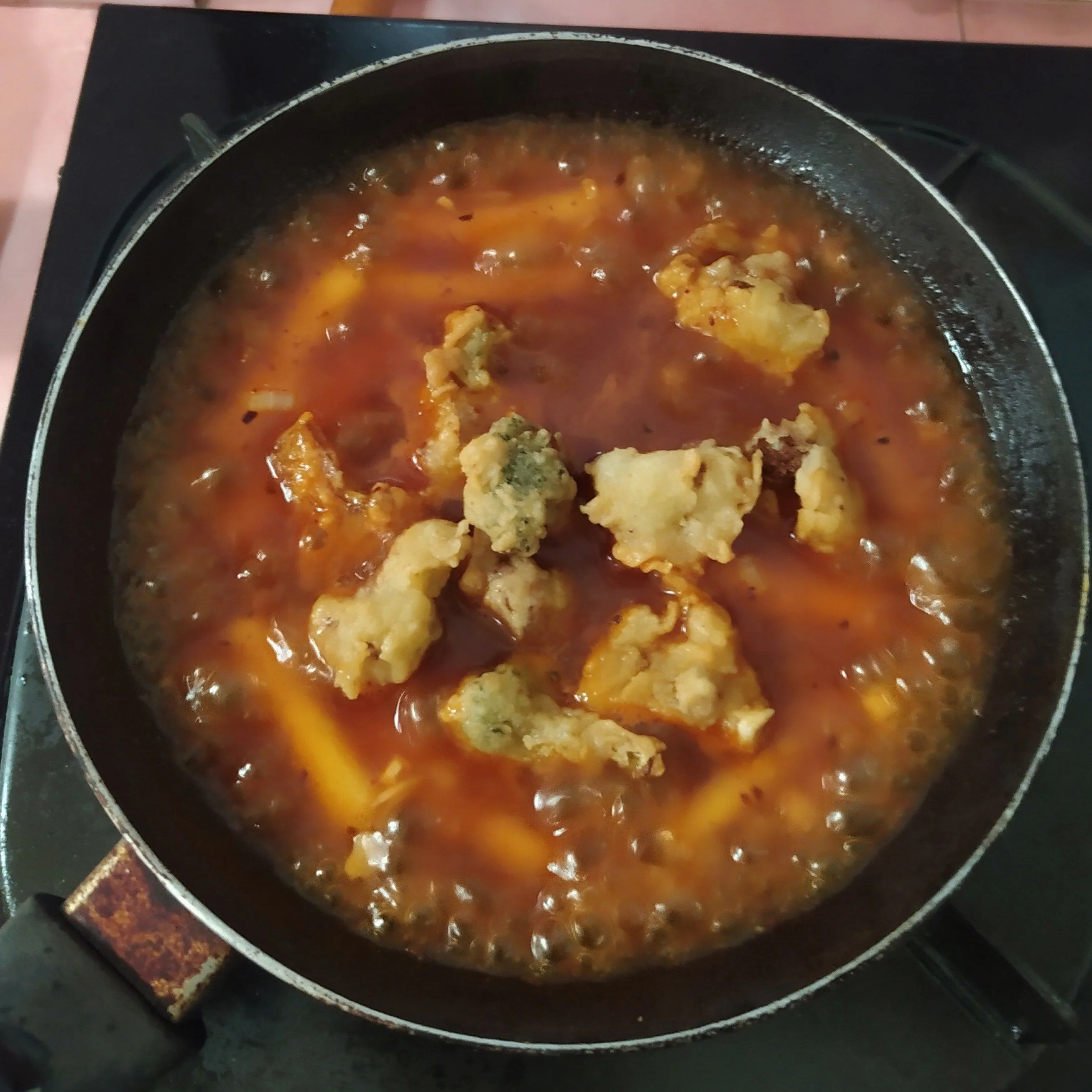 Step 6 Spicy Tteokbokki With Fried Caulifl