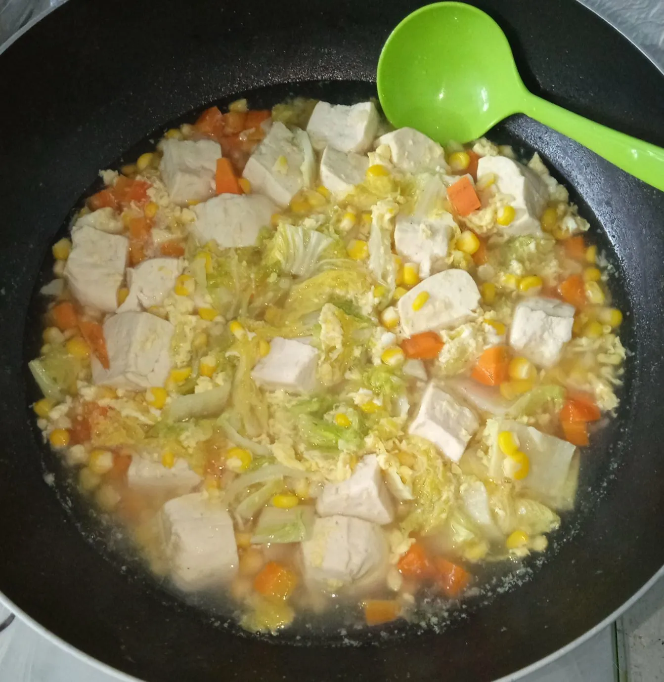 Step 6 Sup Tahu Telur