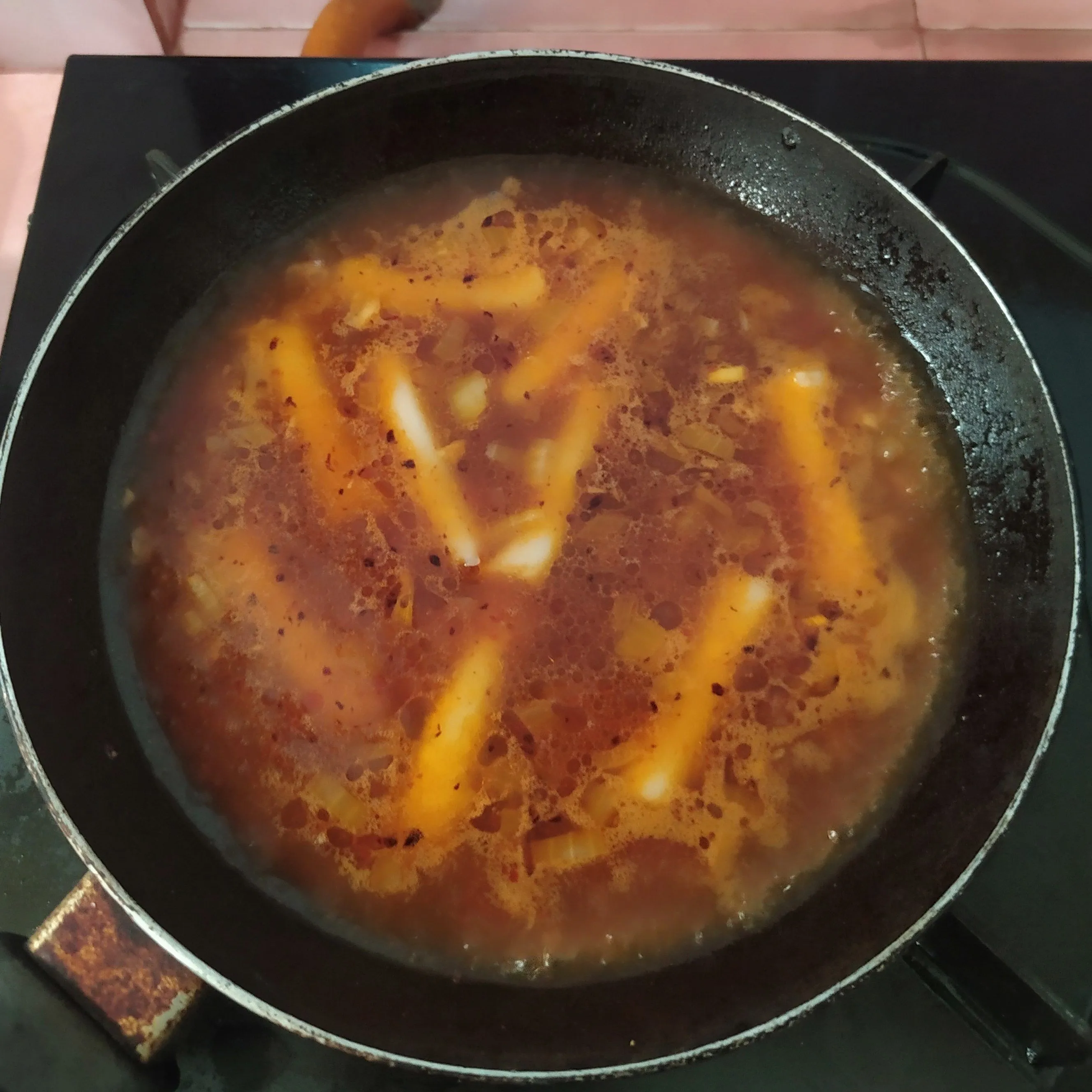 Step 5 Spicy Tteokbokki With Fried Caulifl