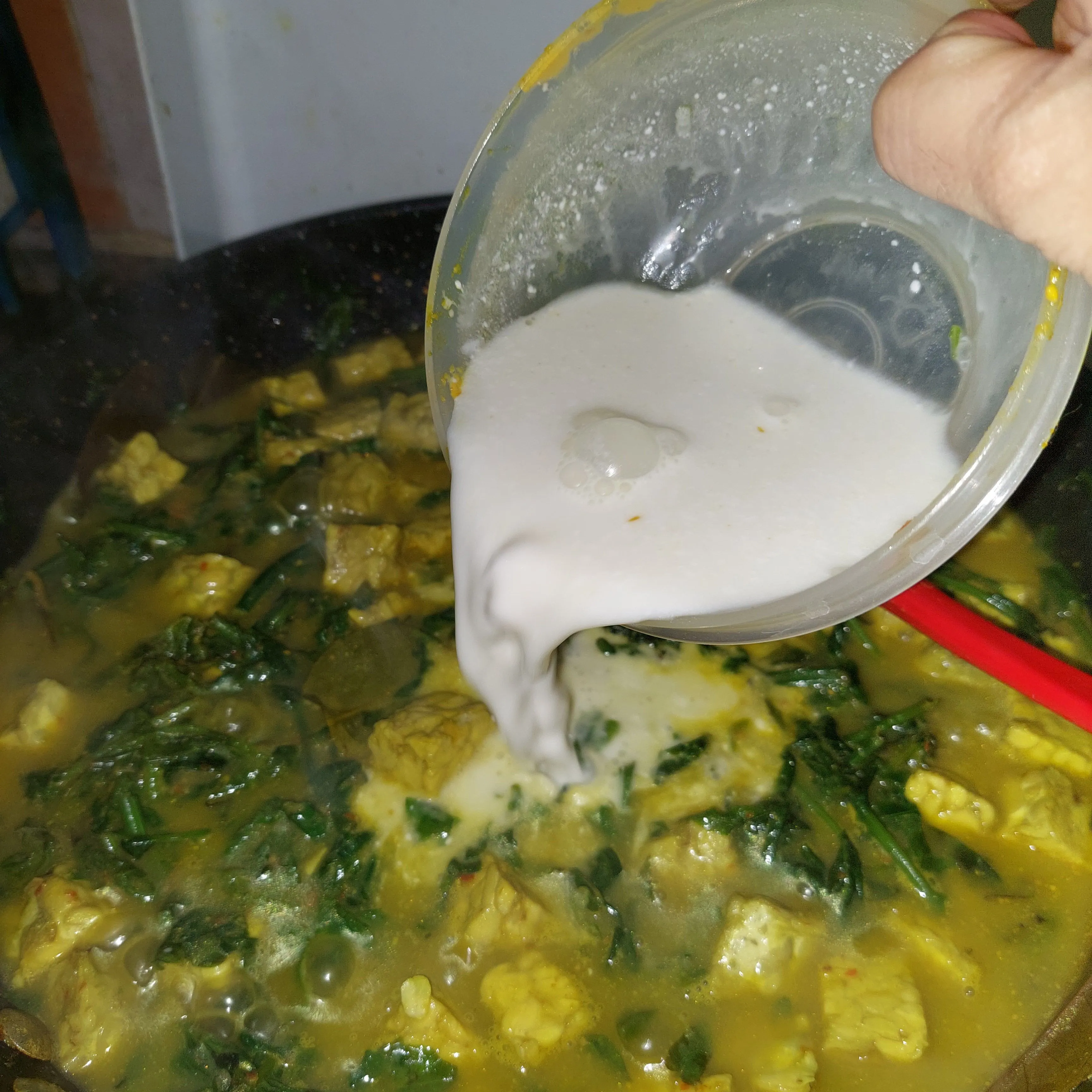 Step 7 Gulai Daun Pakis