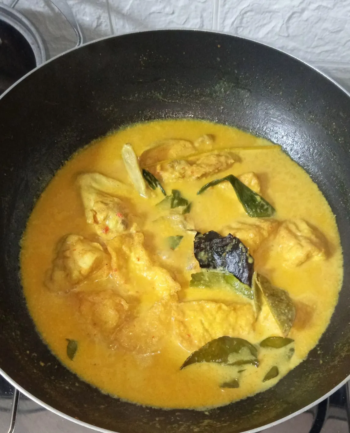 Step 7 Gulai Ayam Tahu